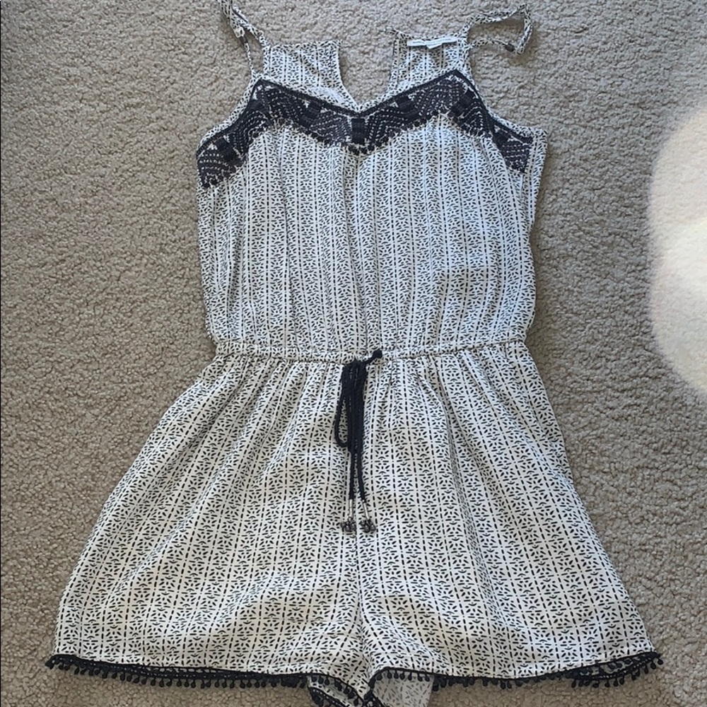 American eagle embroidered romper